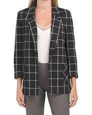 Three-Quarter Sleeve Boxy Jacket | TJ Maxx