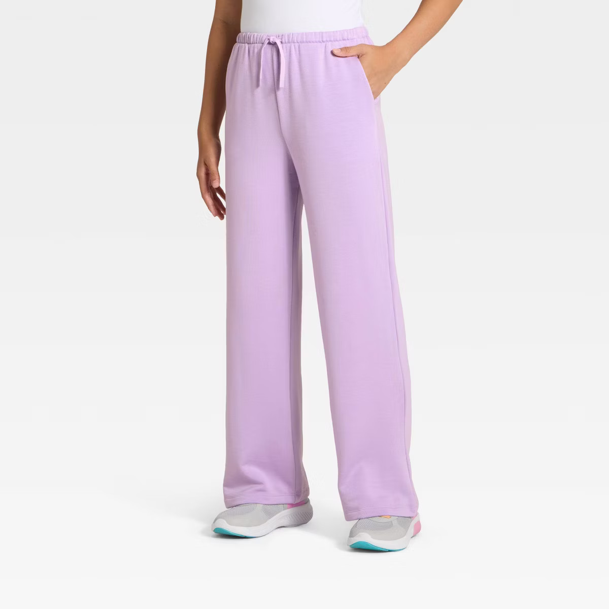 Girls' Modal Wide Leg Pants - All In Motion™ | Target