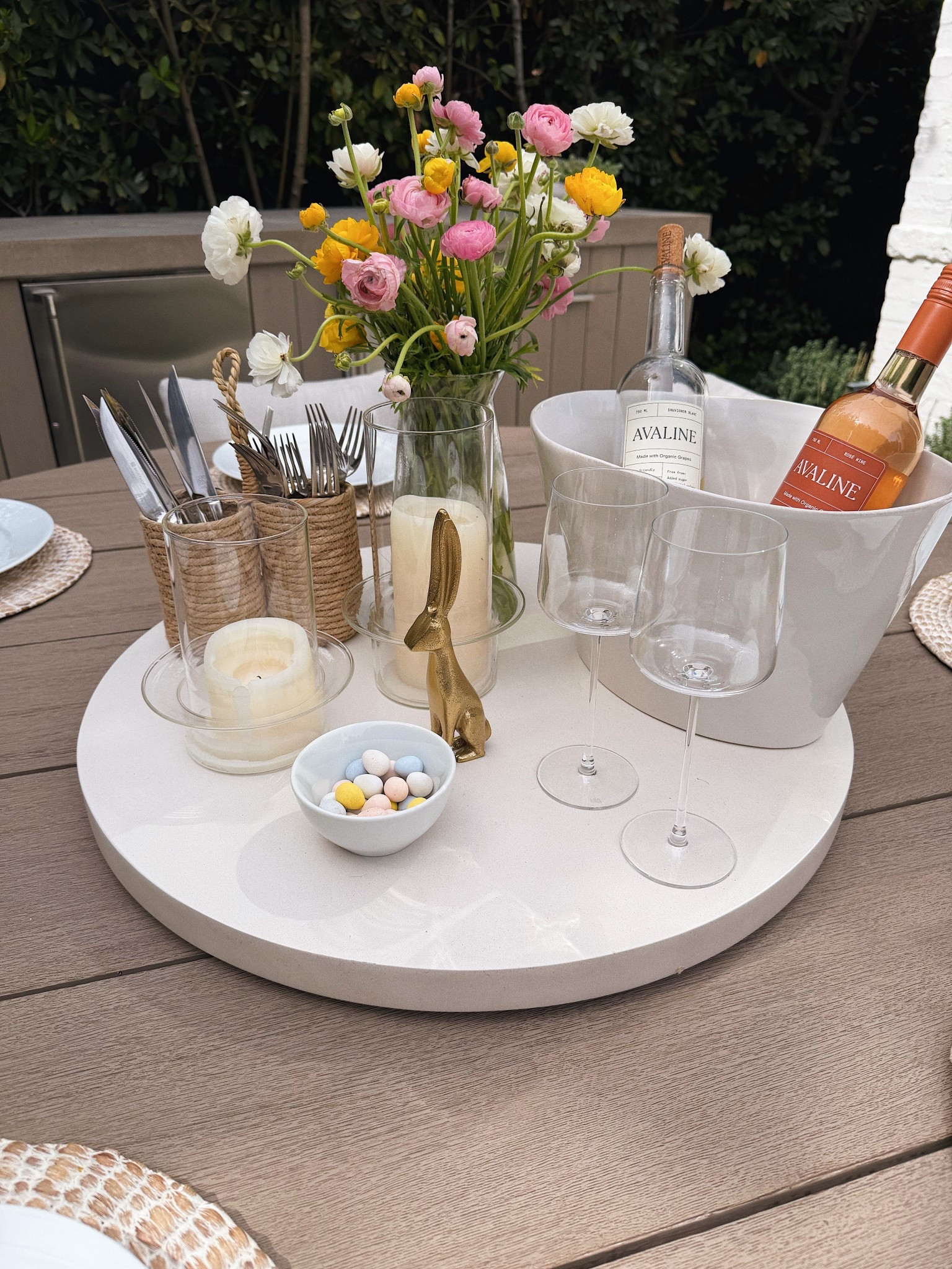 Easter outdoor hosting with some of my favorite hosting staples 

#LTKHome #LTKSeasonal #LTKSaleAlert