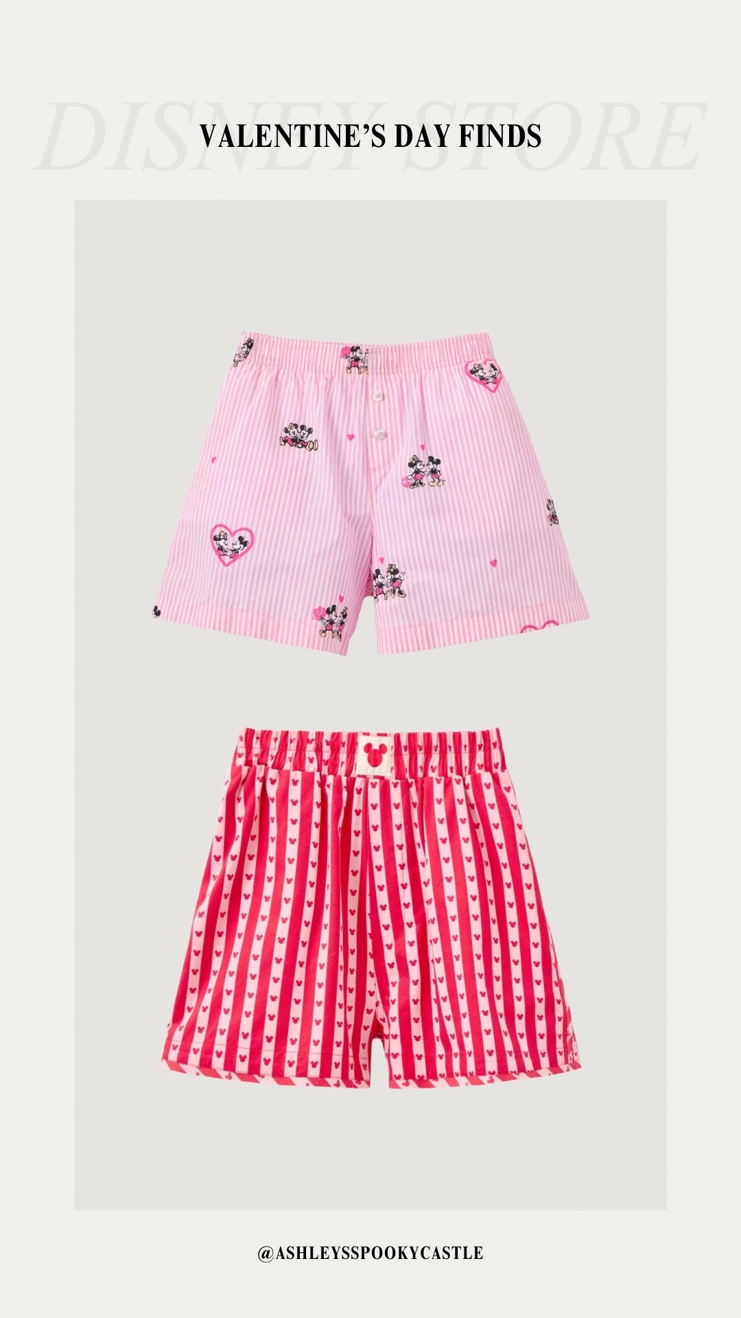 Disney Valentine’s Day boxer shorts 

#LTKSeasonal #LTKootd #LTKValentine