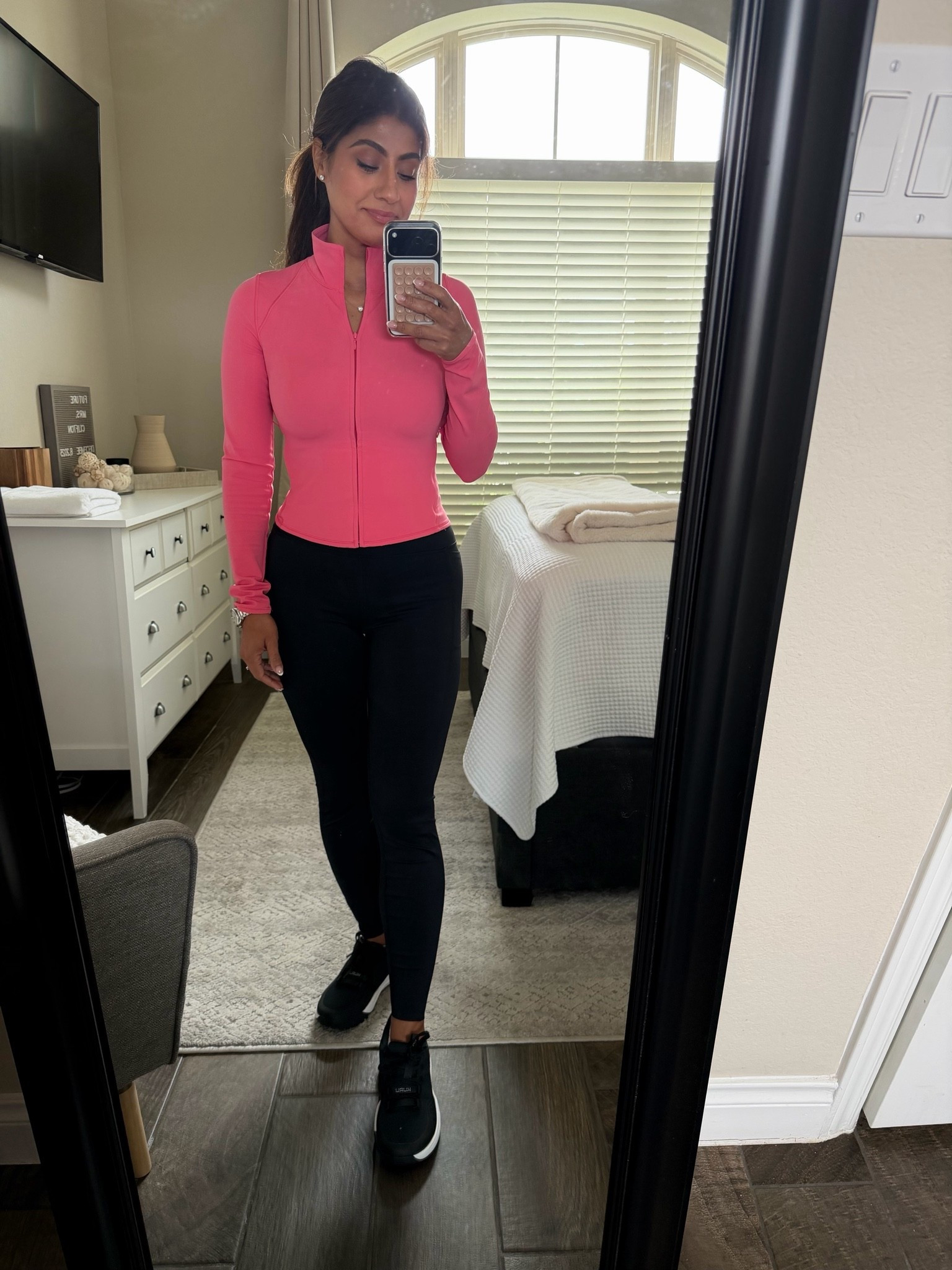 Gym look for today. Vuori zip up, Black leggings and Kuri shoes.

#LTKActive