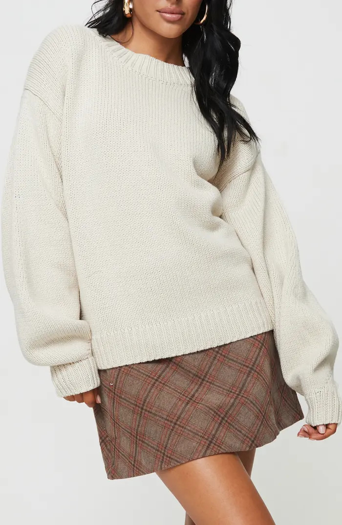 Harmony Oversize Crewneck Sweater | Nordstrom