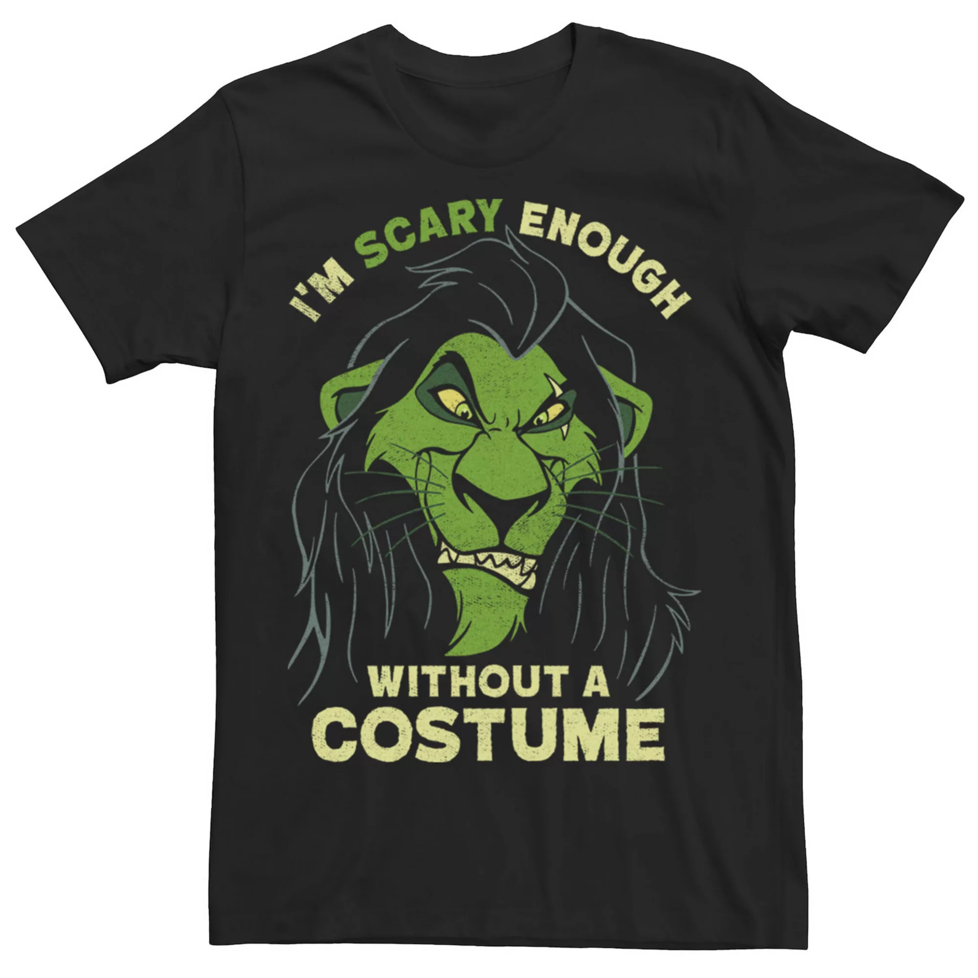 Men's Disney's The Lion King Scar Scary Enough Halloween Tee | Kohl's