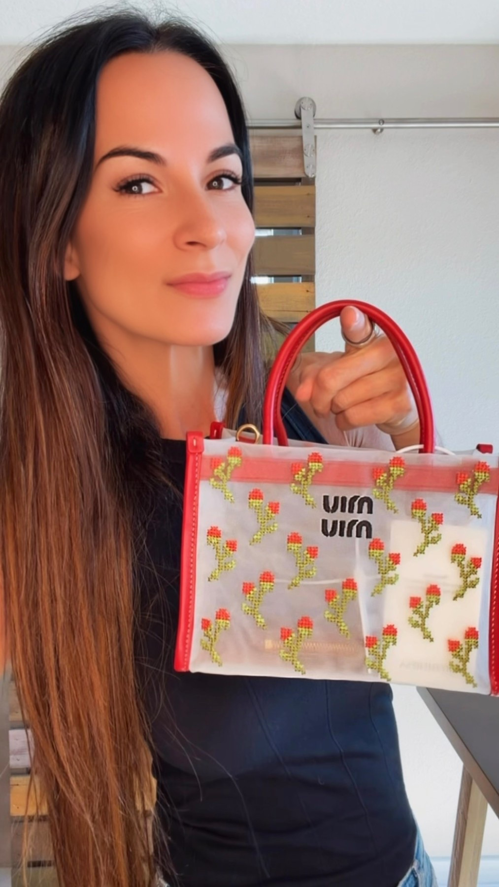 I opened one little yellow box… and suddenly all my self-control disappeared. 😂💛

Because HOW could I say no to this embroidered mesh Miu Miu bag?! The tiny cactus details, the pop of red, the playful vibe… she’s equal parts luxury and fun, and honestly, I can’t even.

Sometimes the best designer pieces aren’t the most serious ones… they’re the ones that make you smile every time you reach for them. 🌵❤️

Safe to say she’s coming everywhere with me for the rest of summer.

Would you carry this little cutie, or are you more of a classic black bag kind of girl?

#NicoleColeeStyle #LuxuryUnboxing #MiuMiu #DesignerBag #LuxuryFashion

#LTKdayinmylife #LTKgrwm #LTKootd