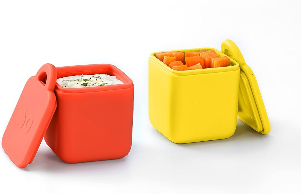 OmieBox (2 pack) Leakproof Dips Containers To Go, Salad Dressing Container, Condiment Container w... | Amazon (US)