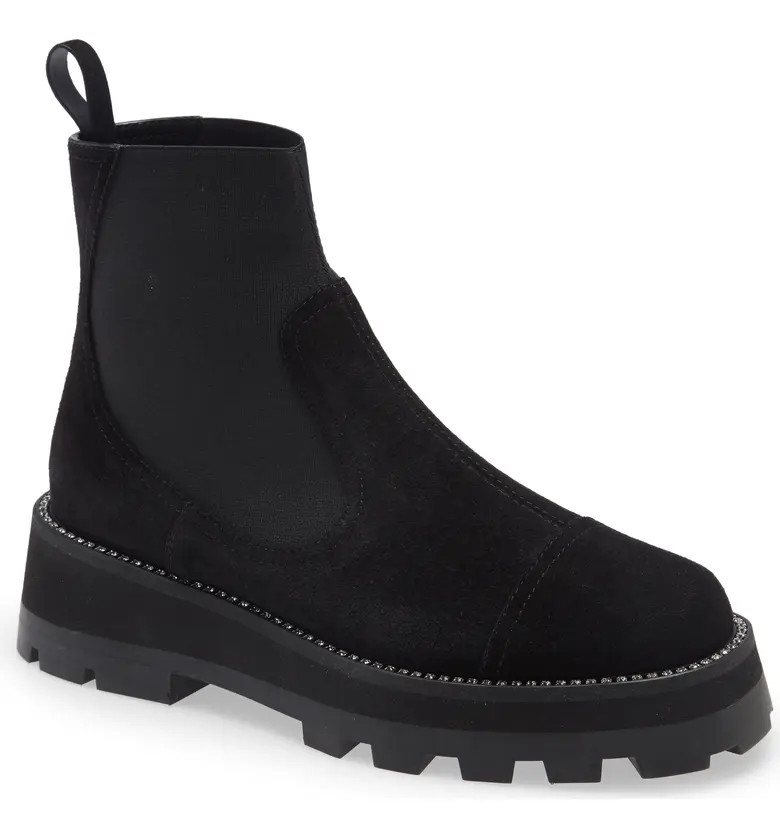 Jimmy Choo Clayton Crystal Welt Platform Chelsea Boot | Nordstrom | Nordstrom