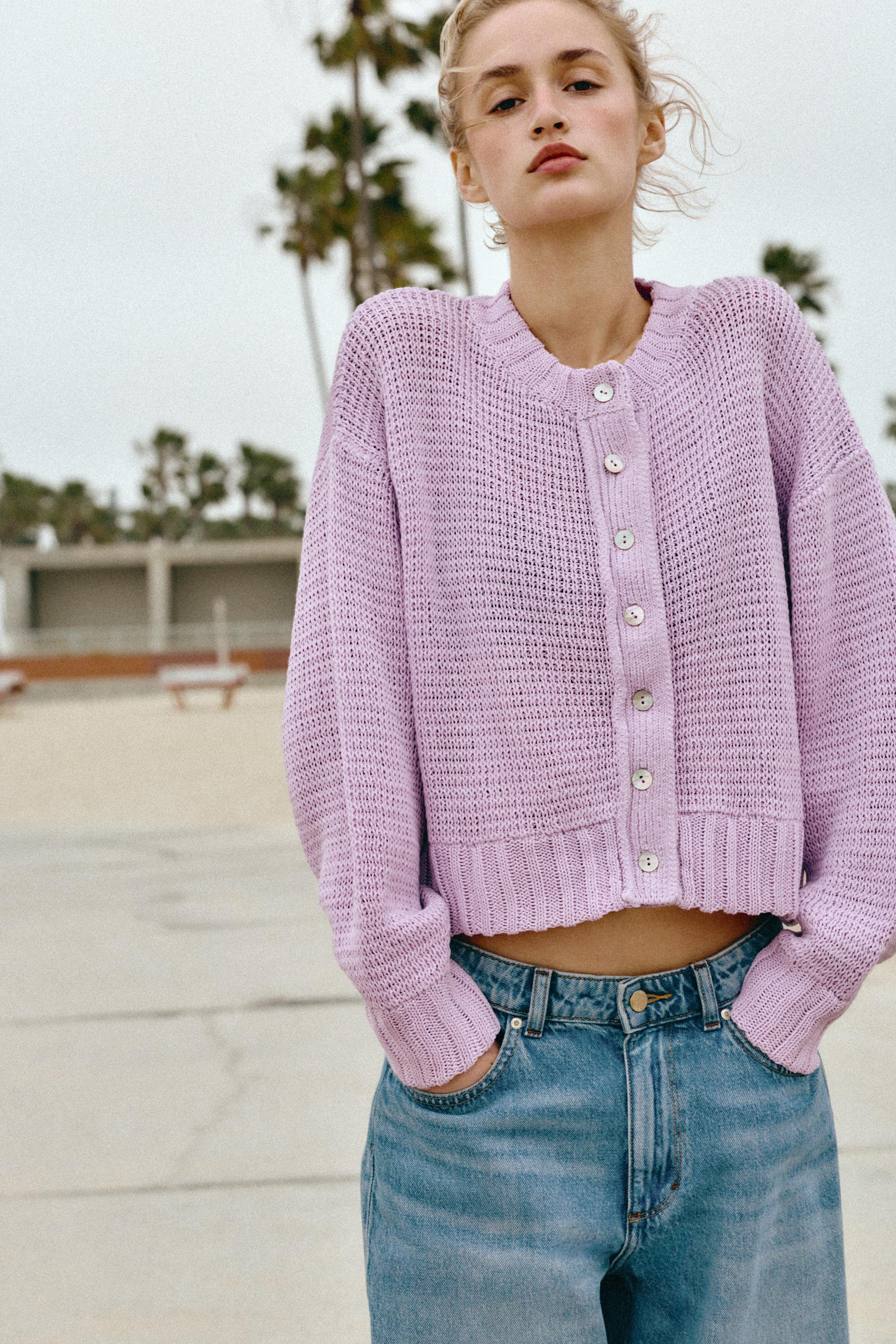 CHUNKY KNIT CARDIGAN | Zara UK