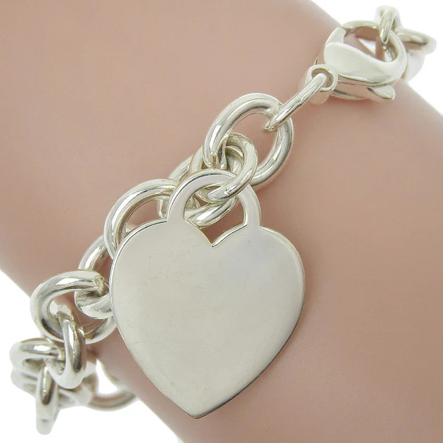 Tiffany & Co Plaque Coeur   Bracelet Jewelry (Pre-Owned) | Shop Simon