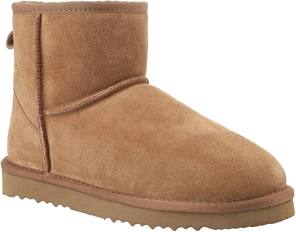 Veilante-Waterproof- Cow- Suede- Snow Boots Lady Winter Shoes | Amazon (US)