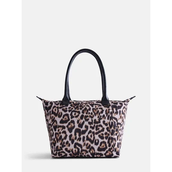 No Boundaries Women's Tote Bag, Leopard | Walmart (US)