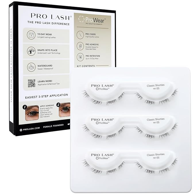 Pro Lash ProWear Professionally Styled Lash Clusters - Easiest to Apply Eyelash Cluster - 10 Day ... | Amazon (US)
