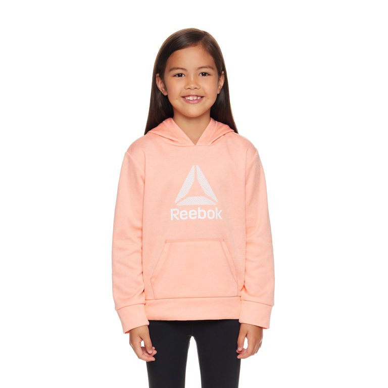 Reebok Girl's Prestige Performance Fleece Hoodie, Sizes 4-18 | Walmart (US)