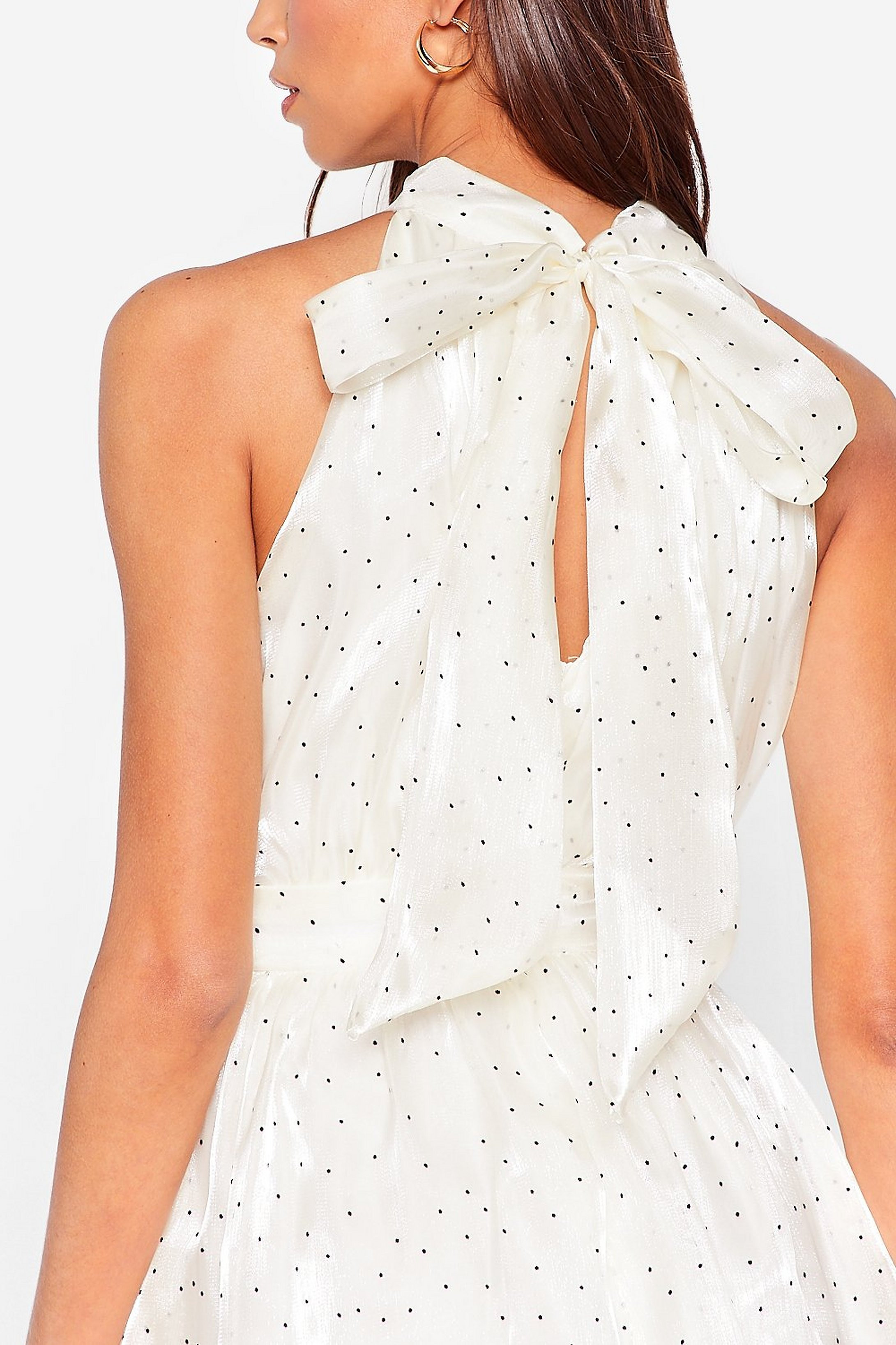 Let 'Em Bow Spotty Mini Dress | NastyGal (US & CA)