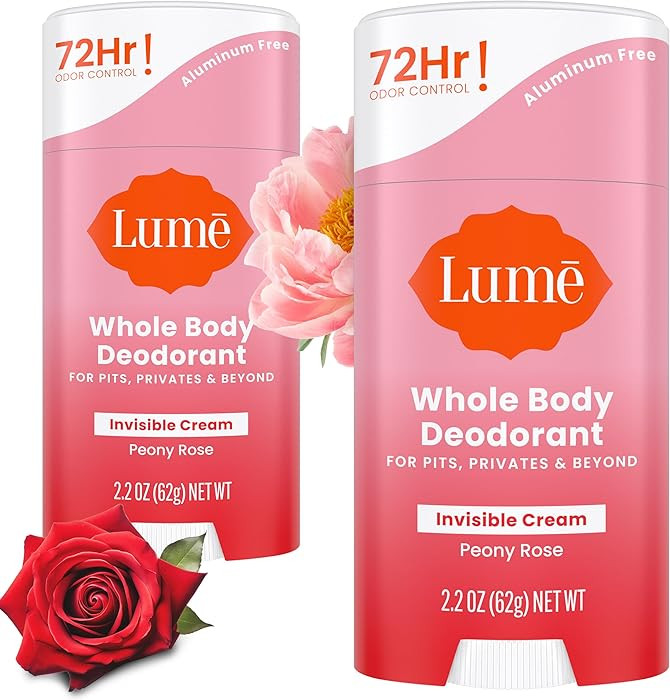 Lume Deodorant Cream Stick - Hypoallergenic, Aluminum-Free, Baking Soda-Free, and Safe For Sensit... | Amazon (US)