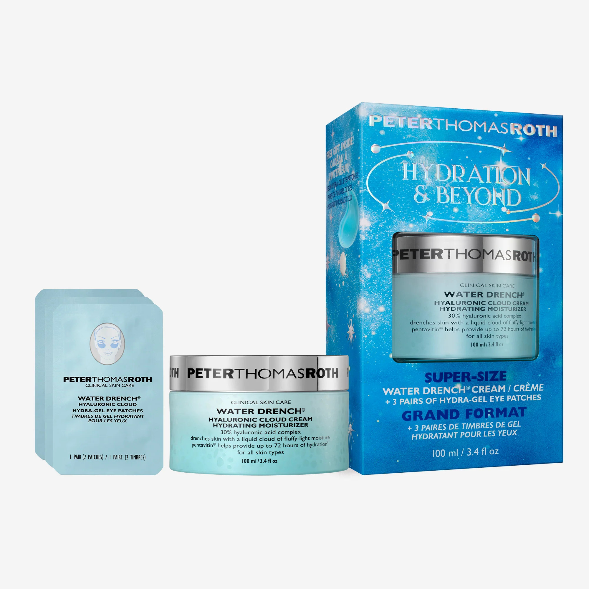Hydration & Beyond Super-Size Water Drench Cream and Bonus Hydra-Gel E | Peter Thomas Roth Labs