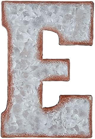 Hobby Lobby Galvanized Metal Letter Symbol Wall Decor - E | Amazon (US)