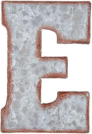 Hobby Lobby Galvanized Metal Letter Symbol Wall Decor - E | Amazon (US)
