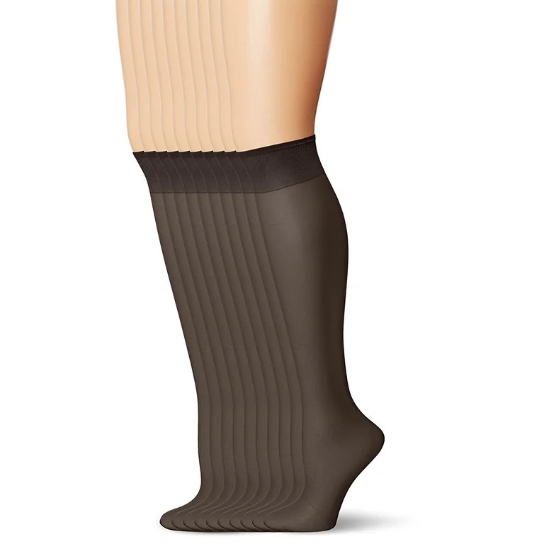 Leggs Everyday Knee Highs ST 10 Pair # 39800 - Walmart.com | Walmart (US)