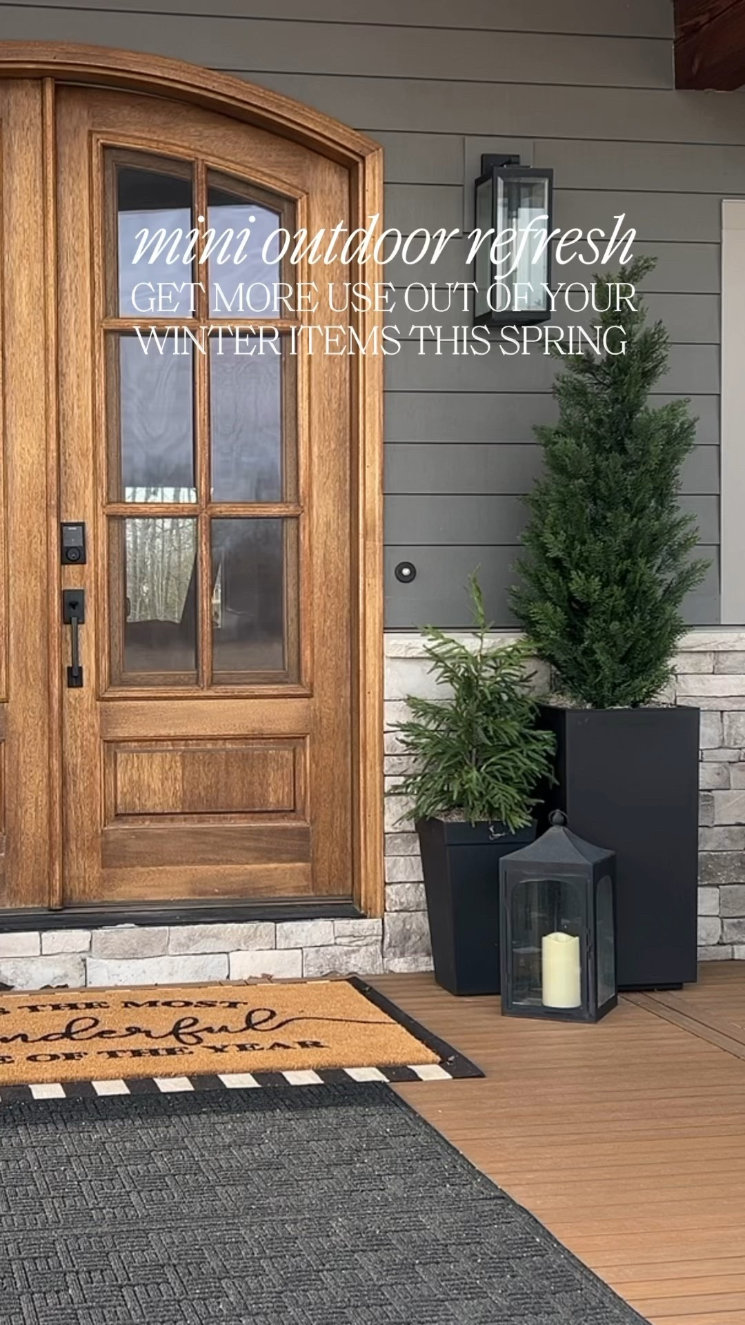 Mini outdoor refresh 💕 

#LTKHome #LTKSeasonal #LTKOver40