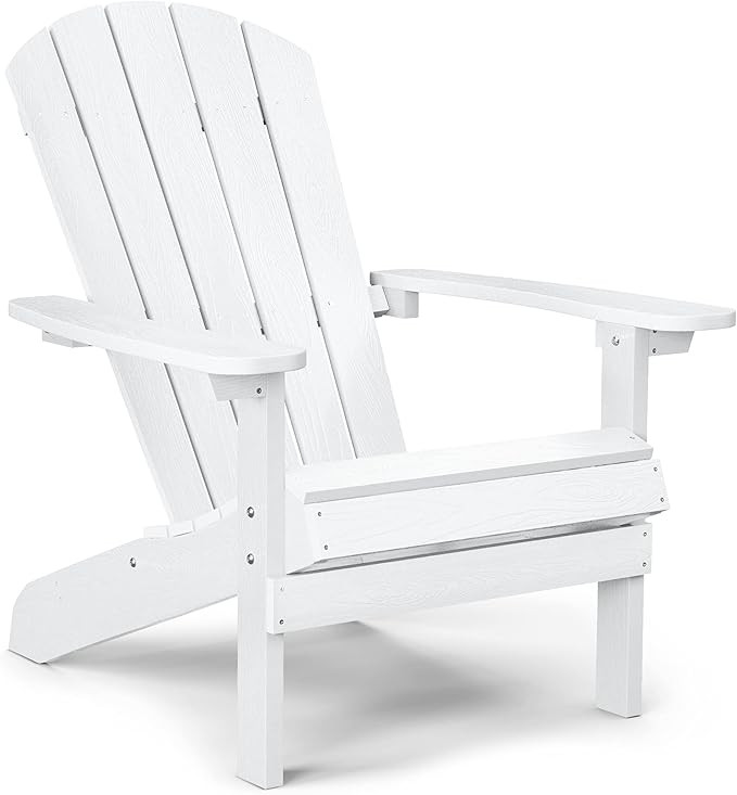 YEFU Adirondack Chair Weather Resistant: Outdoor Chair HIPS Plastic Adirondack Chairs - Patio Cha... | Amazon (US)