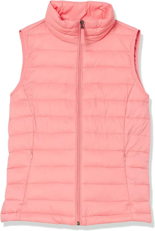 Amazon Essentials Women's Lightweight Water-Resistant Packable Puffer Vest | Amazon (US)