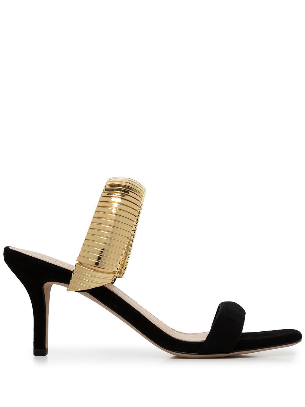 Meena gold-strap sandals | Farfetch (US)