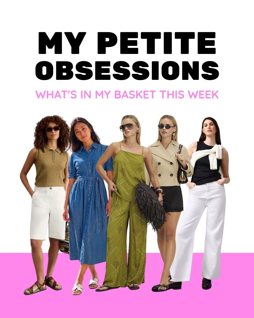 MY PETITE OBSESSIONS 🩷
What’s in my basket this week

✓ Petite shorts that actually exist
✓ The denim dress that never dates
✓ My new favourite khaki co-ord
✓ A cropped trench with a twist
✓ White jeans making a comeback

Your fellow petite, Danielle 🩷

#LTKsummer #LTKpetite #LTKstyletip
