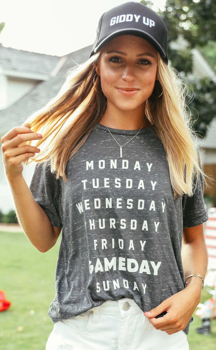 charlie southern: gameday weeklist t shirt | RIFFRAFF