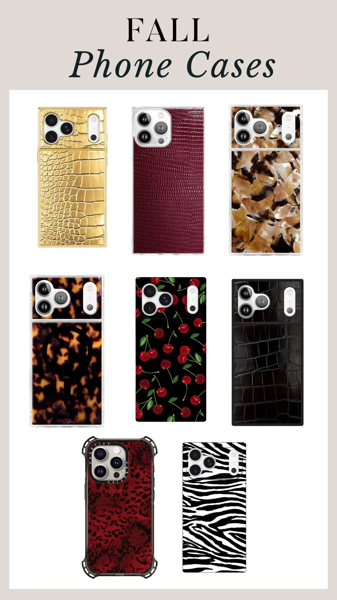 Favorite fall phone cases!