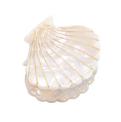 Shell Jaw Clip Hair Claw Clip Clamps Resin Hair Clips Marble Pattern Hairpins Hair Accessories for w | Amazon (US)