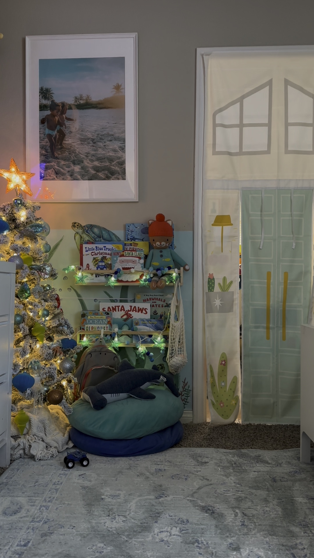 We had so much fun picking out these pretty ocean creatures for the twins’ tree! We even found a really cute Christmas book called Santa Jaws about a Great White Shark who delivers presents to different ocean creatures. The boys love the tree in their room and it works as a really great night light for them too!  

#LTKKids #LTKSeasonal #LTKHoliday
