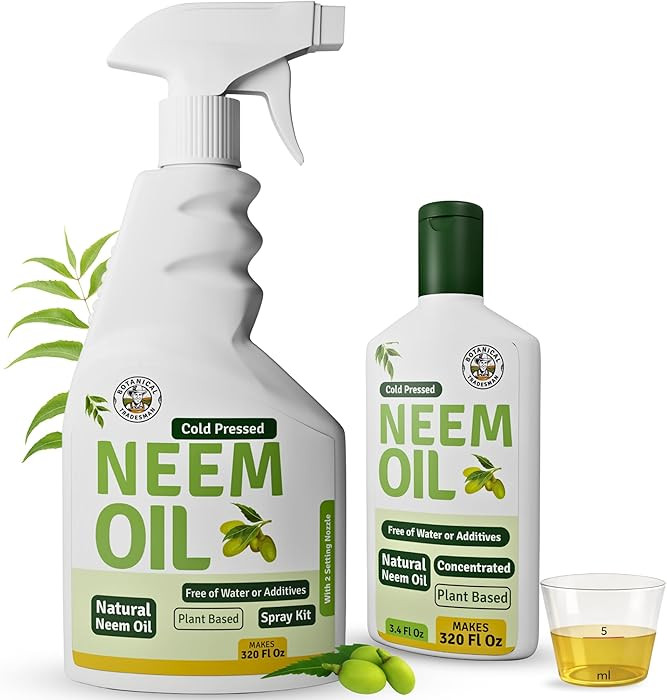 Neem Oil Spray for Plants (Makes 320 Fl Oz)- Pure Cold Pressed Neem Oil | Indoor & Outdoor | Amazon (US)