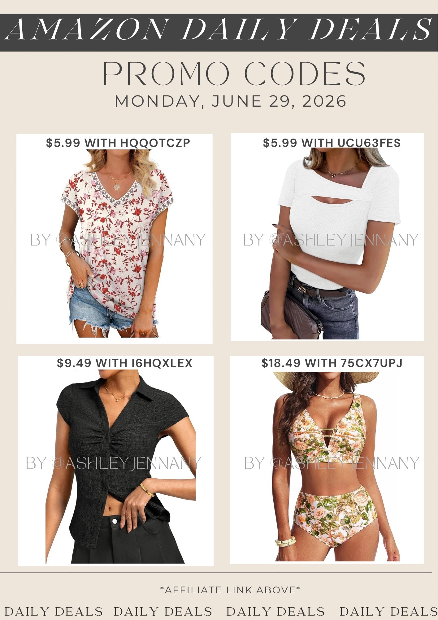 Amazon deals

#LTKMidsize #LTKSaleAlert #LTKootd