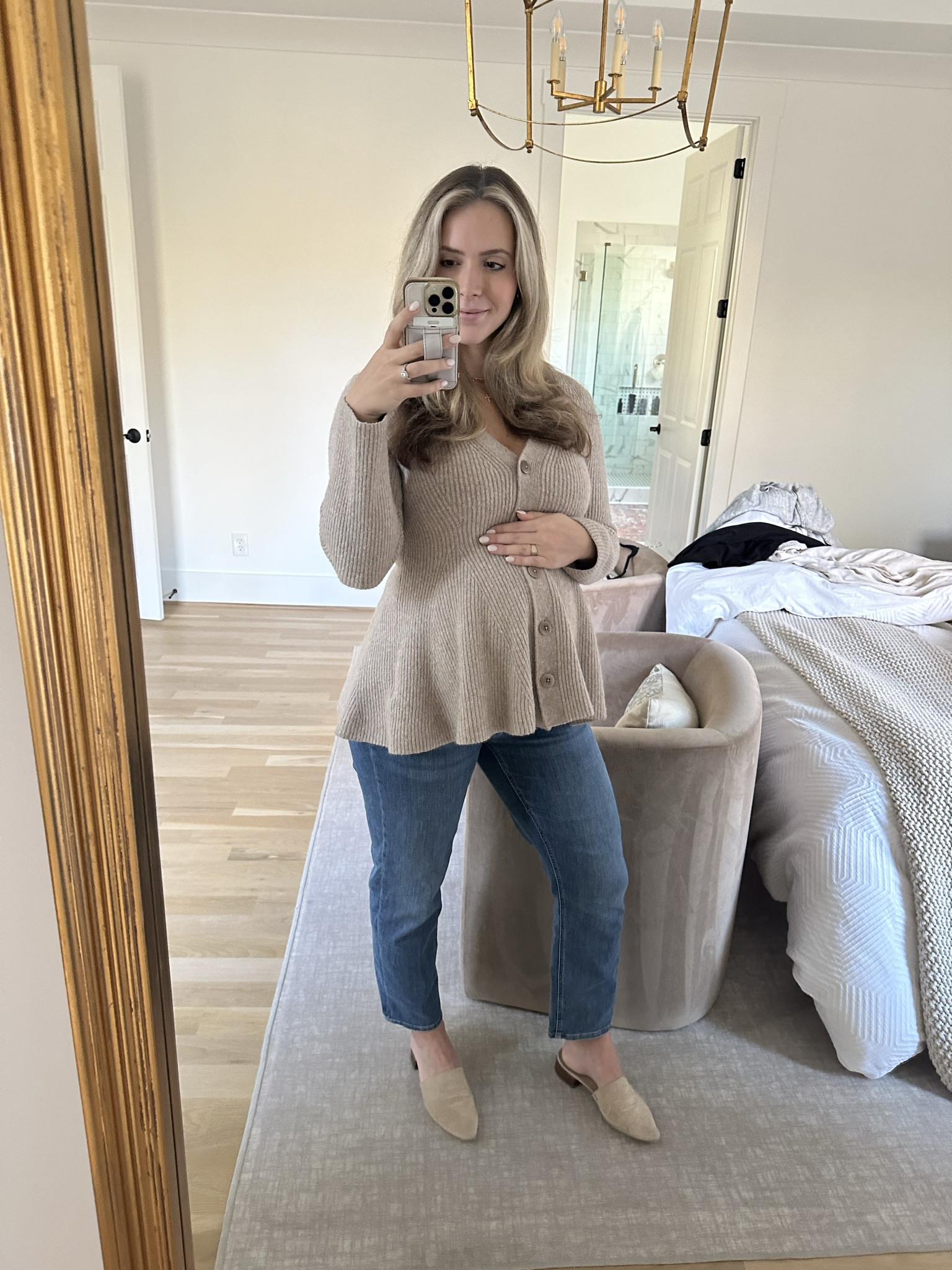 Bump friendly sweater; maternity style; fall style; Anthropologie; peplum sweater

#LTKbump #LTKworkwear #LTKSeasonal