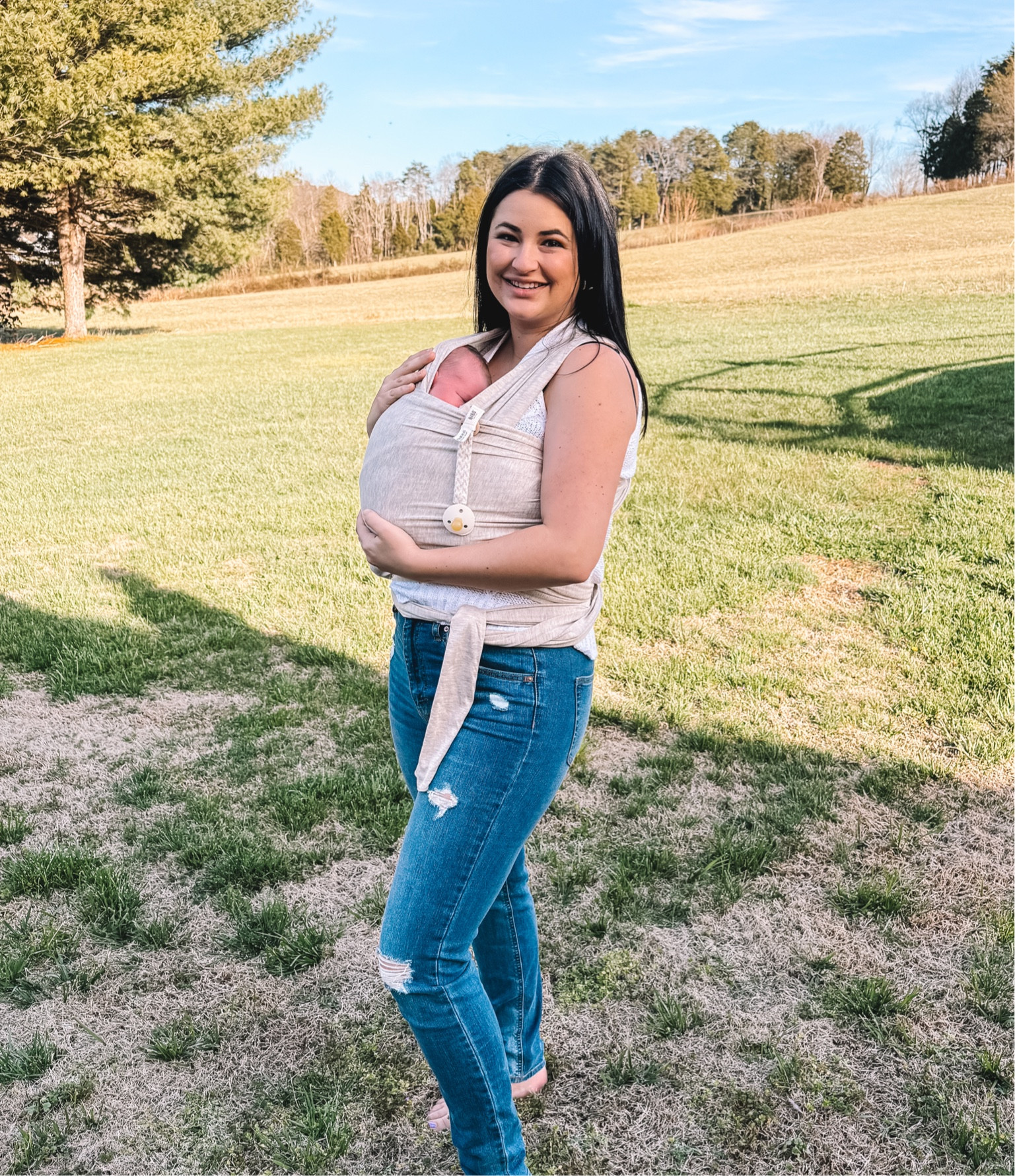 Solly baby wrap in Flax - use my code ABBYBROOKE10 for 10% off 🫶

#LTKkids #LTKbaby #LTKbump