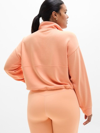 Seasoft Rib 1/4 Zip Popover | Athleta | Athleta