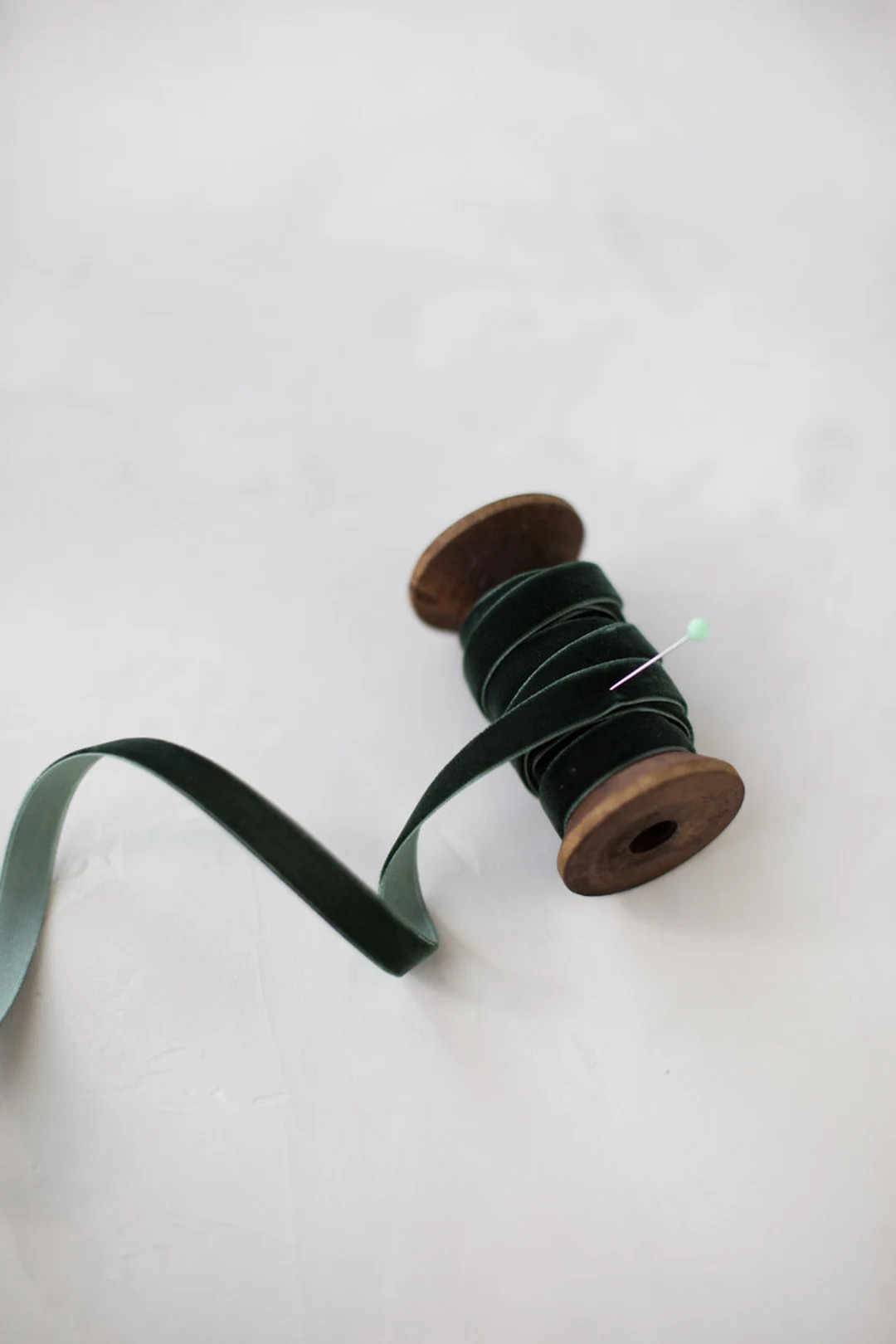 Forest Green Velvet Ribbon 1/8 1/4 3/8 - Etsy | Etsy (US)