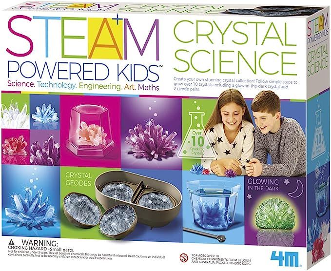 4M Deluxe Crystal Growing Combo Steam Science Kit - DIY Geology, Chemistry, Art, STEM Toys Gift f... | Amazon (US)