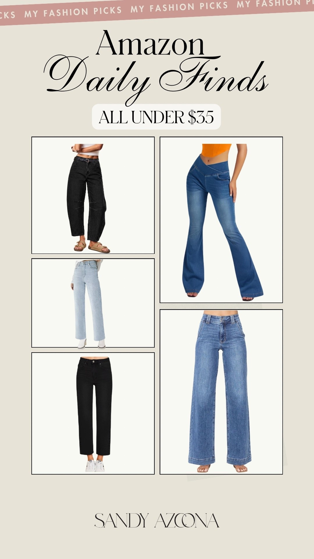 Amazon jeans all under $35

#LTKgrwm #LTKootd #LTKvlog