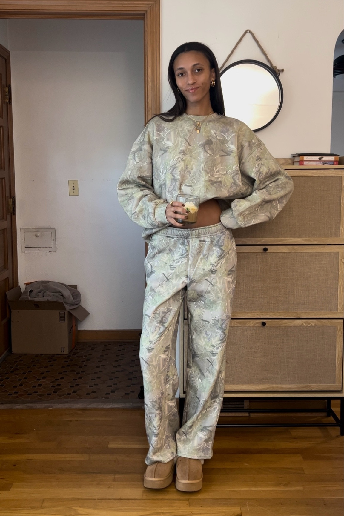 Matching camo loungewear set! Sweatpants are tall girl friendly 



#LTKFindsUnder50 #LTKFindsUnder100 #LTKCyberWeek