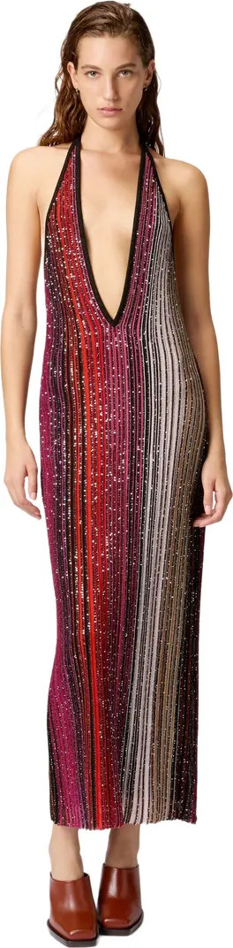 Missoni Striped Partialized Midi Dress With Sequins And V-neck | Nordstrom | Nordstrom