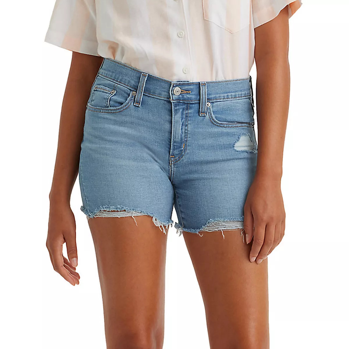Women's Levi's® Mid-Length Jean Shorts | Kohl's