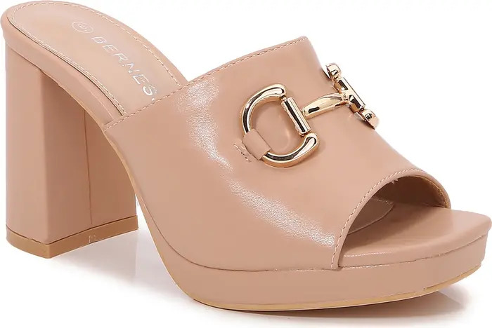 BERNESS Carrie Horsebit Platform Sandal (Women) | Nordstromrack | Nordstrom Rack