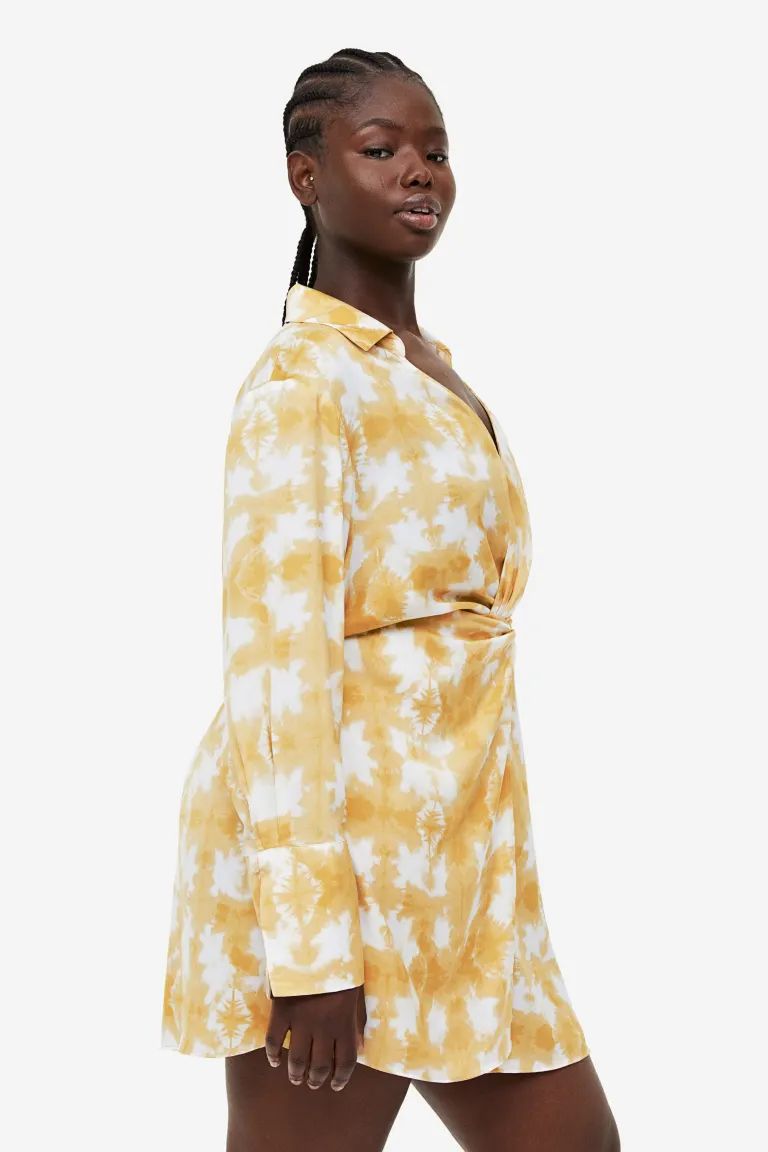 Twist-detail Shirt Dress | H&M (US + CA)