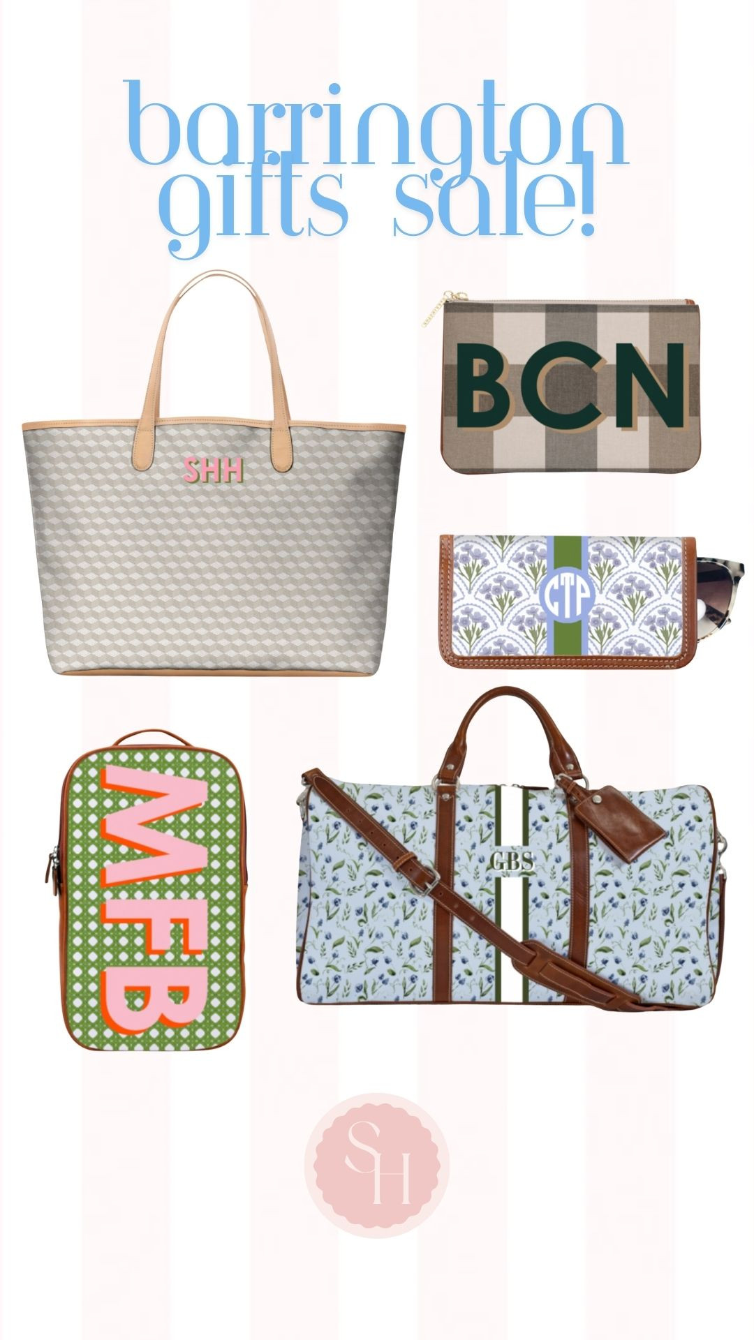 Barrington gifts sale is live!!  Use code NICELIST for 15% off < $200, 20% off $200+, 25% off $400+ 

 

#LTKGiftGuide #LTKHoliday #LTKSaleAlert