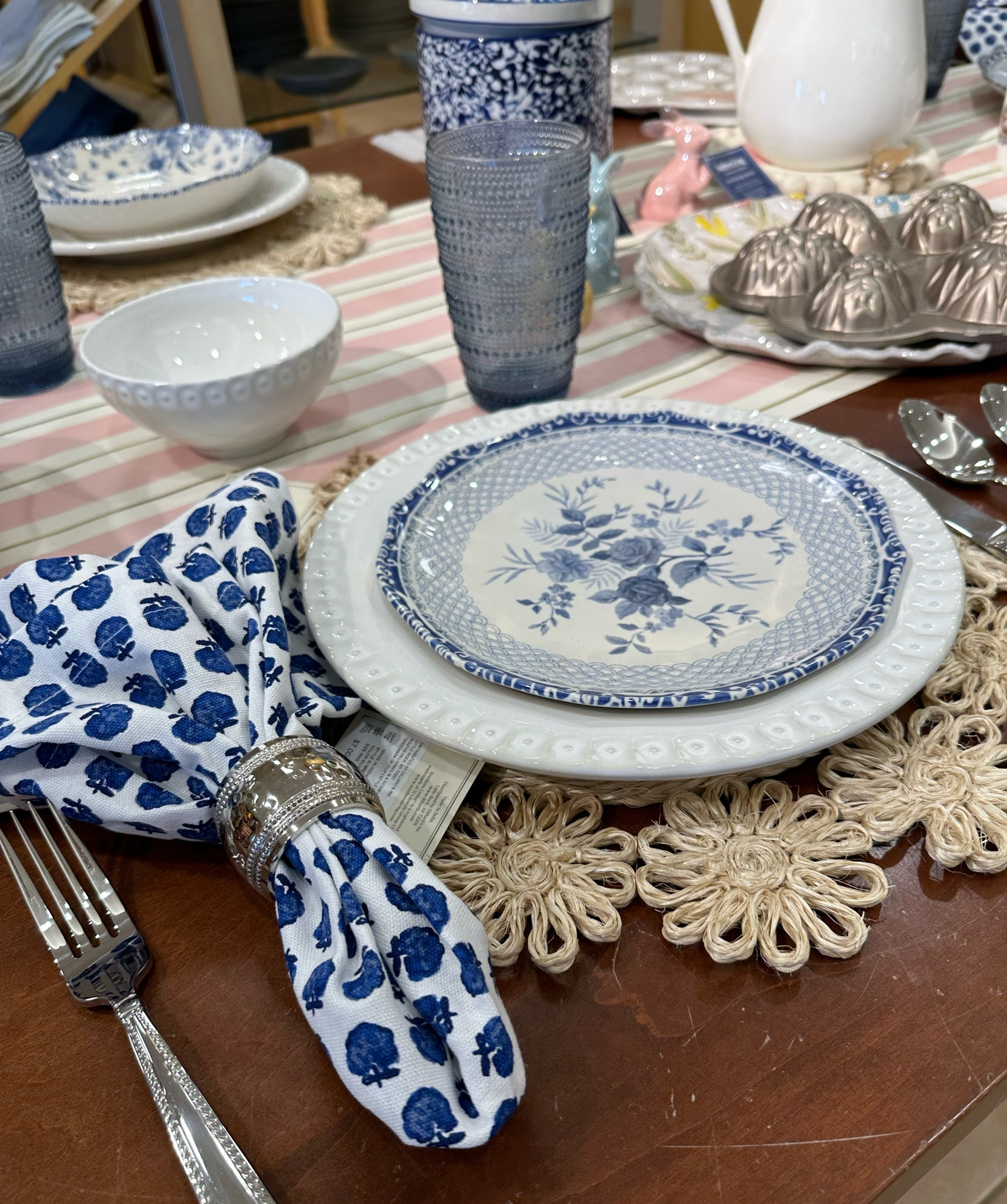 Easter Tablescape at Dillards
What’s in store right now at Dillards Promenade Rogers, AR. 
Easter table
Easter hosting 
Easter dining set
Easter dining table
Easter place setting 
Spring place setting
Spring dining table
Spring dining set
Spring tablescape
Spring table
Spring hosting
Blue plates
Blue fine china set 

#LTKparties #LTKSeasonal #LTKhome