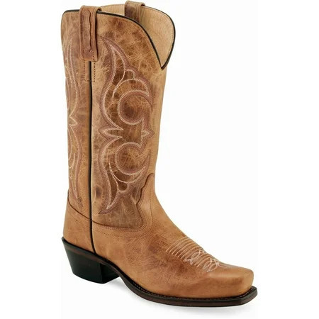 Old West Women s Western Boot Square Toe - 18138 10 M US | Walmart (US)