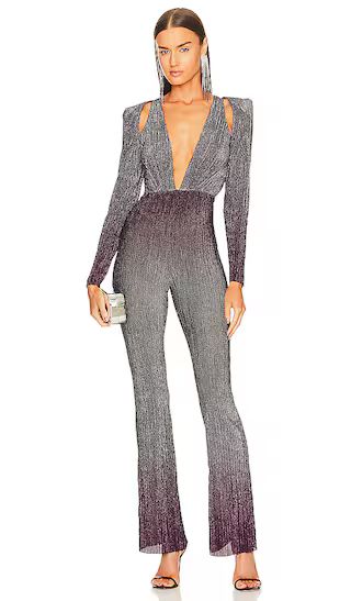 x REVOLVE Palmira Jumpsuit in Grey Mauve | Revolve Clothing (Global)