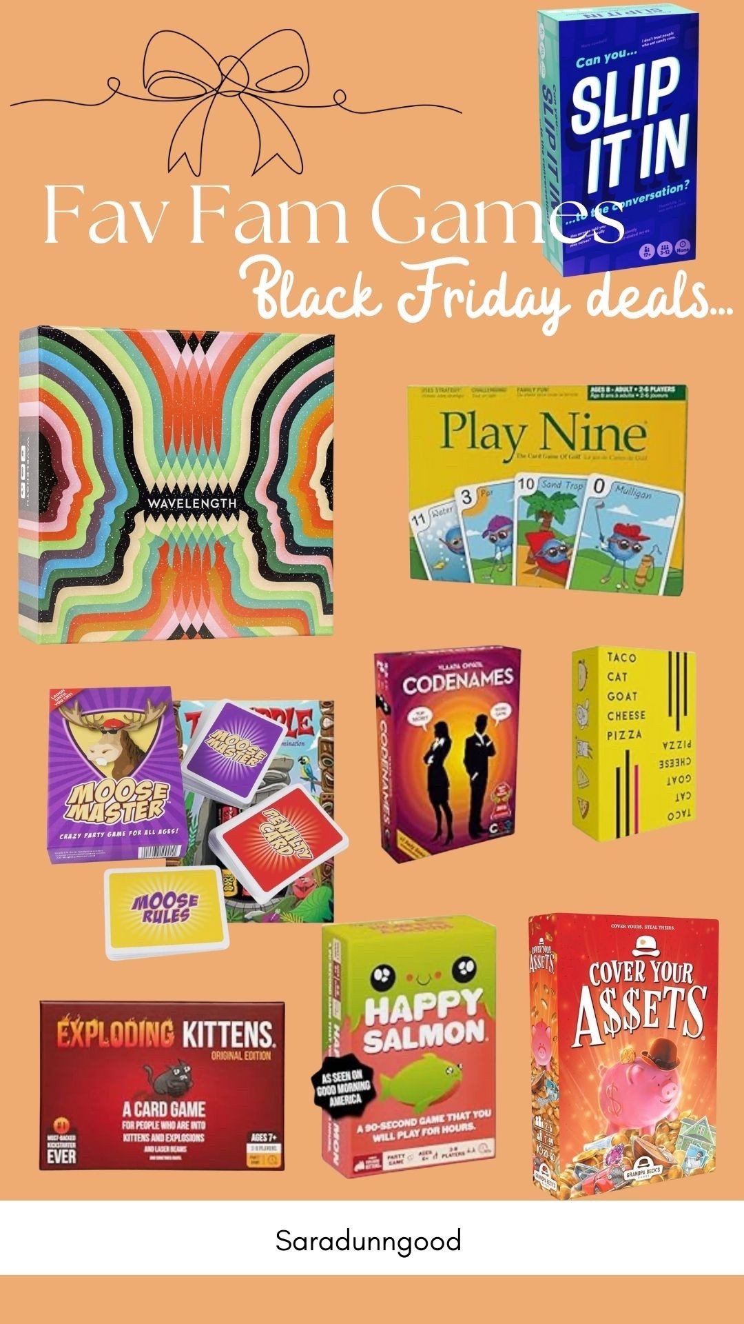 Our tried and true forever fav family games! Slip it in would be so fun to play during any holiday dinners/ parties! 

#LTKHoliday #LTKGiftGuide #LTKSaleAlert