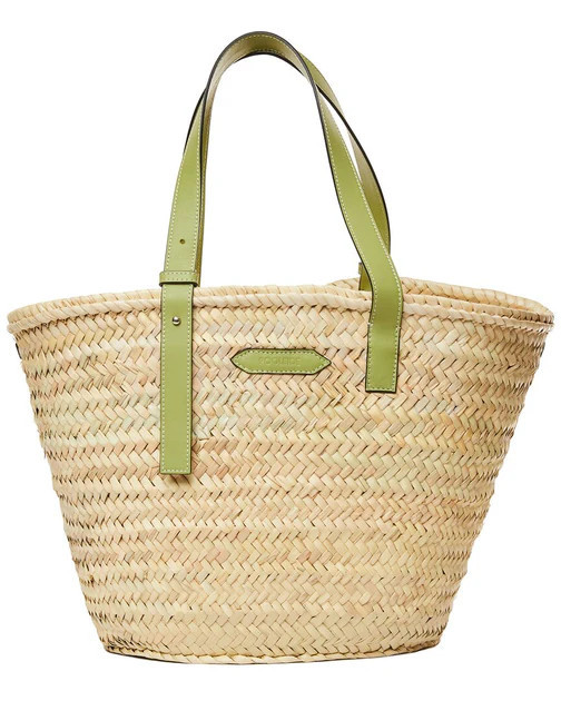 POOLSIDE The Essaouira Small Straw Tote | Shop Simon